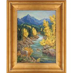 Ila Mae McAfee, Oil on Canvas