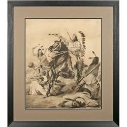 H.W. Hansen, Ink Wash