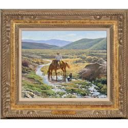 Clark Kelley Price, Oil On Board