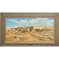 Dan Deuter, Oil on Board