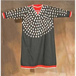 Crow Trade Wool Dress, Beadwork and "Elk Teeth"