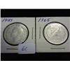 Image 1 : 1951 & 1965 SILVER CANADA QUARTERS