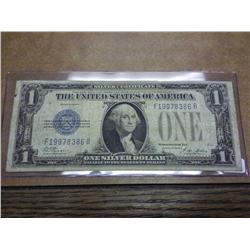 1928-A FUNNY BACK $1 SILVER CERTIFICATE