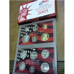 2005 US SILVER PROOF SET (WITH BOX)