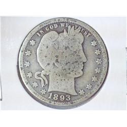 1893 BARBER QUARTER