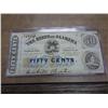 Image 1 : ALABAMA 50 CENT TREASURY NOTE HAND SIGNED