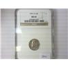 1991-D ROOSEVELT DIME NGC MS64
