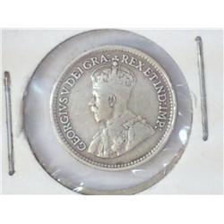 1912 NEWFOUNDLAND FIVE CENTS (SILVER)