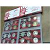 Image 1 : 2004 & 05 US SILVER PROOF SETS (WITH BOXES)