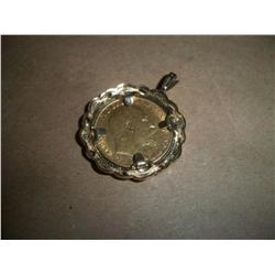 1904 EDWARD VII GOLD SOVEREIGN PENDANT