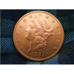 1883-S $20 Gold Liberty Double Eagle
