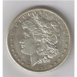 Rare ERROR Coin AU 1884-S MORGAN DOLLAR VAM-4B, RARITY#5