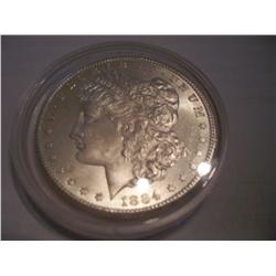 1884 Carson City Brilliant Uncirculated Morgan Silver Dollar, MS++
