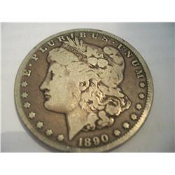 1890-Carson City Silver Morgan Dollar