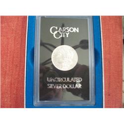 1882 Brilliant Uncirculated Carson City Morgan Dollar in GSA Holder