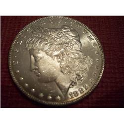 1882 Brilliant Uncirculated Morgan Silver Dollar