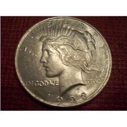 1923 Brilliant Uncirculated Silver Peace Dollar