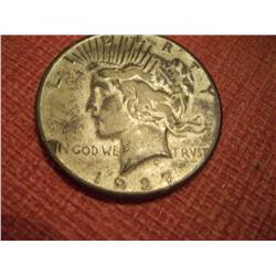 1927 Silver Peace Dollar