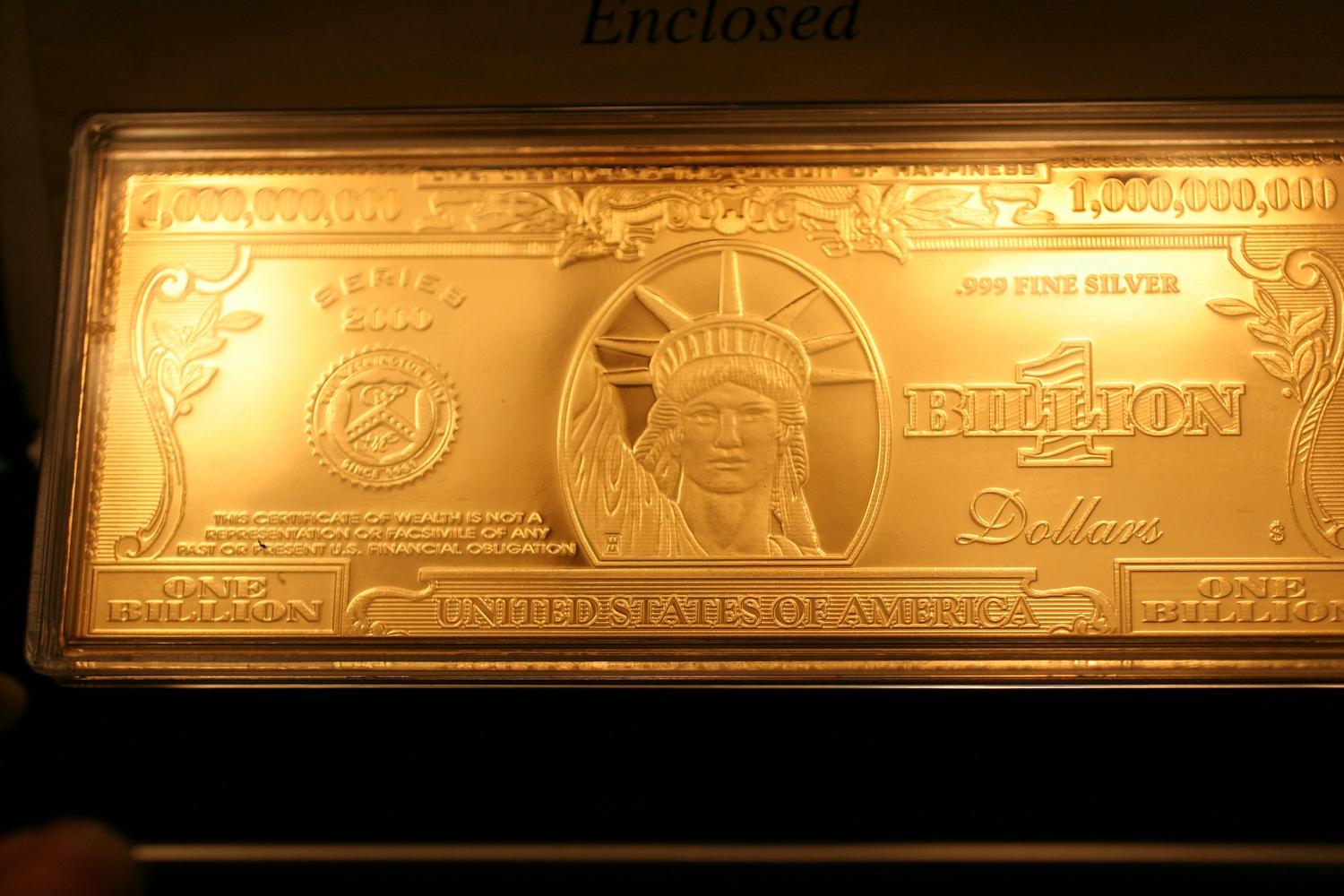 2000 Billion Dollar .999 Silver Bill