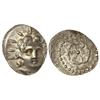Image 1 : Trihemidracma. -  88-43 a.C. -  RODAS. ISLAS DE CARIA. -  Anv.: Cabeza de Helios de frente mirando a