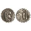 Image 1 : Denario. -  81 a.C. -  POSTUMIA-8. -  A. Postumius A. f. Sep. m. Albinus. -  Anv.: Cabeza velada de