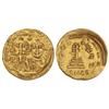 Image 1 : Sólido. -  CONSTANTE II (641-668 d.C.). -  CONSTANTINOPLA. -  Anv.: Bustos de frente de Constante y