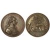 Image 1 : Medalla. -  1776. -  REAL MONTEPÍO DE COSECHEROS DE MÁLAGA. -  Rev.: SOCORRE AL DILIGENTE * NIEGA AL