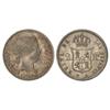 Image 1 : 2 Reales. -  1859. -  MADRID. -  Pátina. (Rayitas). Cal-368. MBc+. -  -