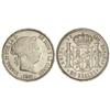 Image 1 : 20 Reales. -  1861. -  MADRID. -  (Rayitas y golpe en canto). Cal-183. MBC. -  -