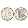Image 1 : 1 Peseta. -  1933 (*3-4). -  Reverso girado 90º aproximadamente. (Rayitas de limpieza y golpe en can