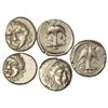 Image 1 : Lote 5 Dracmas. -  450-400 a.C. -  APOLLONIA PONTICA. -  TRACIA. -  Anv.: Medusa. Rev.: Ancla. AR. A