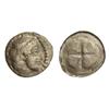 Image 1 : Óbolo. -  485-478 a.C. -  SIRACUSA. -  Anv.: Cabeza de Artemis-Arethusa con diadema a derecha. Rev.: