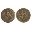 Image 1 : AE 26. -  175-164 a.C. -  TARSOS. -  Anv.: Tyche sentado a derecha sosteniendo mazorcas de maiz, Kyd