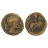 Image 1 : As. -  CESE. -  Anv.: Cabeza masculina a derecha, detrás clava. Rev.: Jinete a derecha con palma, de