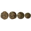 Image 1 : Lote 4 monedas. -  ARSE, EBUSUS y CARTAGONOVA. -  A EXAMINAR. BC a BC+. -  -