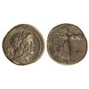 Image 1 : Denario. -  80 a.C. -  PROCILIA-1. -  L. Procilius f. -  Rev.: Juno Sospita a derecha con escudo y l