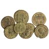 Image 1 : Lote 8 pequeños bronces AE 3 y AE 4. -  CONSTANTINO II. -  AE. Pátina verde. A EXAMINAR. MBC- a MBC+