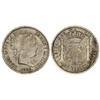Image 1 : 20 Reales. -  1858. -  SEVILLA. -  (Golpecitos). Cal-196. MBC-/MBC. -  -