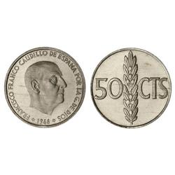 50 Céntimos. -  1966. (*19-74). -  PRUEBA. -  -