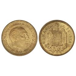 1 Peseta. -  1947 (*19-53). -  Color original. SC. -  -