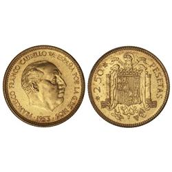 2,50 Pesetas. -  1953 (*19-70). -  Procedente de tira F.N.M.T. PRUEBA. -  -