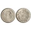Image 1 : 25 Pesetas. -  1957 (*58). -  Con PLUS. Color original. (Rayitas). SC. -  -