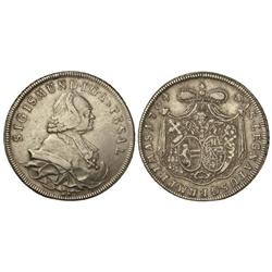 Thaler. -  1764-MK. -  SEGISMUNDO III. -  SALZBURGO. -  AR. (Leves golpecitos). Dav-403.1; Dav-1257.
