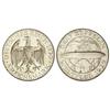 Image 1 : 5 Reichsmark. -  1930-F. -  REP. WEIMAR. -  AR. Vuelo Graf Zeppelin. Restos de brillo original. (Peq
