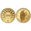 Image 1 : 500 Francos-70 Ecus. -  1992. -  AU. Monet. En estuche original, con certificado. KM-1013. PROOF. -