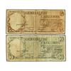 Image 1 : Lote 2 billetes 5 y 10 Pessetes. -  25 Setembre 1936. -  GENERALITAT DE CATALUNYA. -  (Algo sucio).