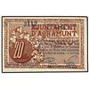Image 1 : 20 Cèntims. -  Setembre 1937. -  Aj. d´AGRAMUNT. -  AT-8; T-16. MBC+. -  -