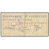 Image 1 : 25 Cèntims. -  1 Juliol 1937. -  Aj. d´ALCOLETGE. -  RARO. AT-82; T-105. MBC+. -  -