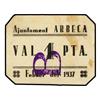 Image 1 : 1 Pesseta. -  Febrer 1937. -  Aj. d´ARBECA. -  Cartón. Serie B. (Manchita). AT-164f; T-220. MBC+. -