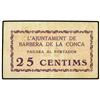 Image 1 : 25 Cèntims. -  Aj. de BARBERÀ DE LA CONCA. -  ESCASO. AT-300; T-367. MBC+. -  -